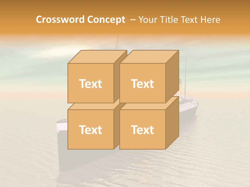 Maiden Voyage Sea Catastrophe PowerPoint Template
