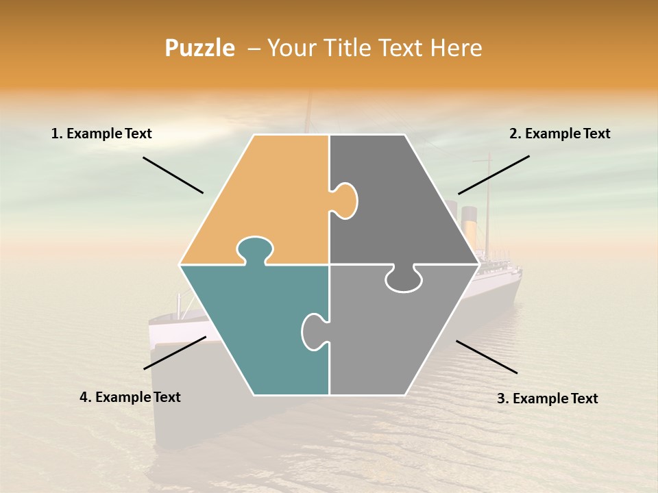 Maiden Voyage Sea Catastrophe PowerPoint Template