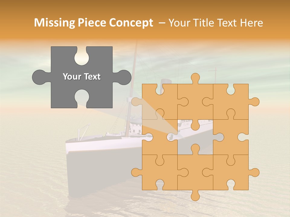 Maiden Voyage Sea Catastrophe PowerPoint Template