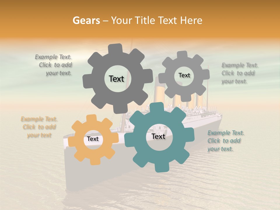 Maiden Voyage Sea Catastrophe PowerPoint Template