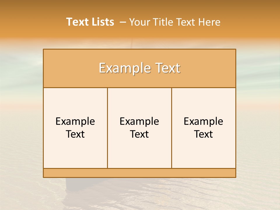 Maiden Voyage Sea Catastrophe PowerPoint Template