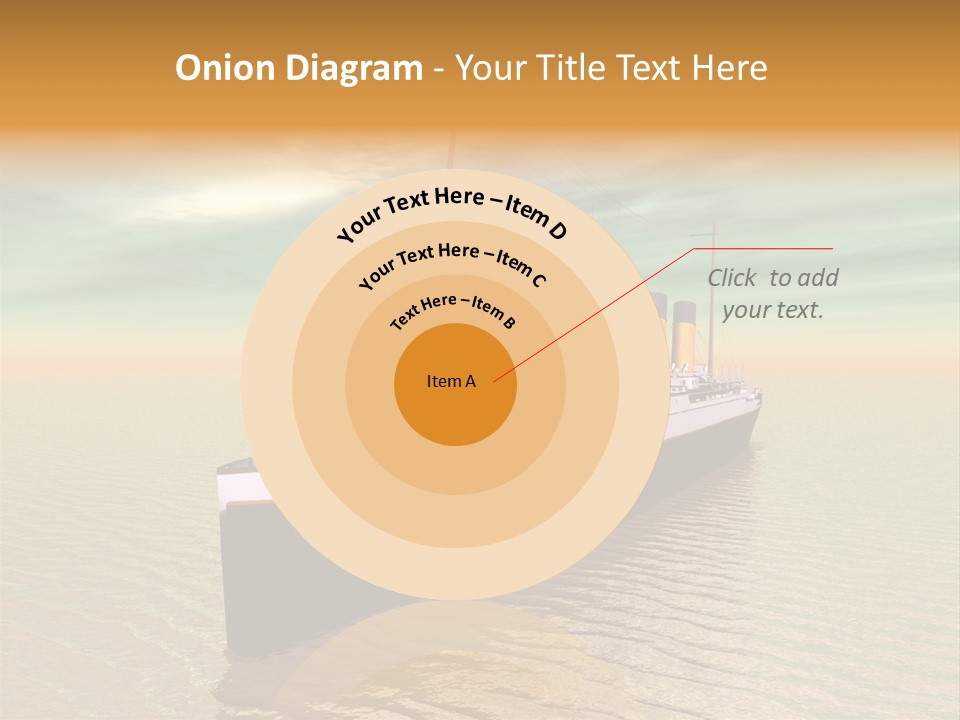 Maiden Voyage Sea Catastrophe PowerPoint Template
