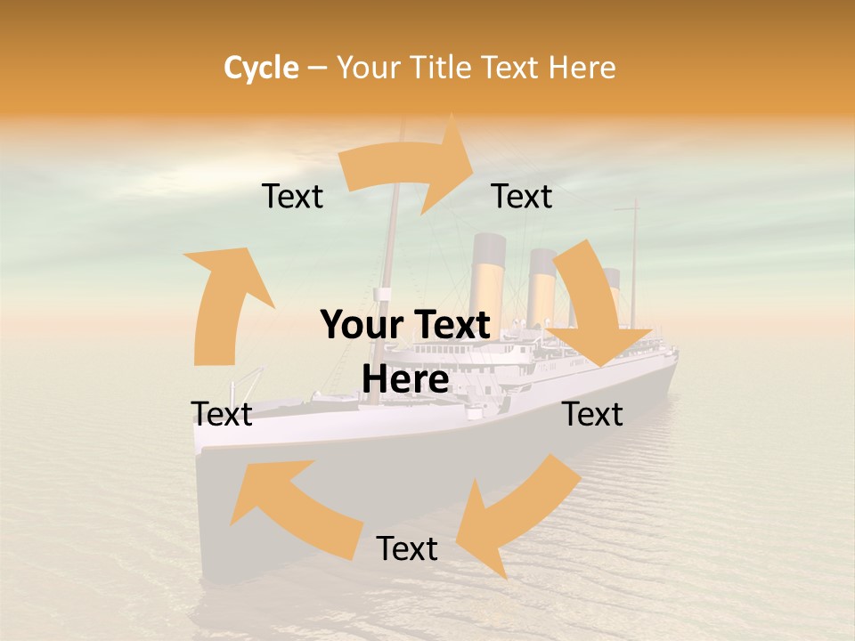 Maiden Voyage Sea Catastrophe PowerPoint Template