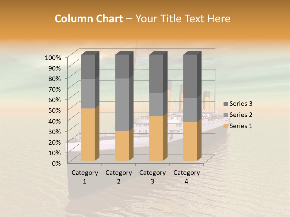 Maiden Voyage Sea Catastrophe PowerPoint Template