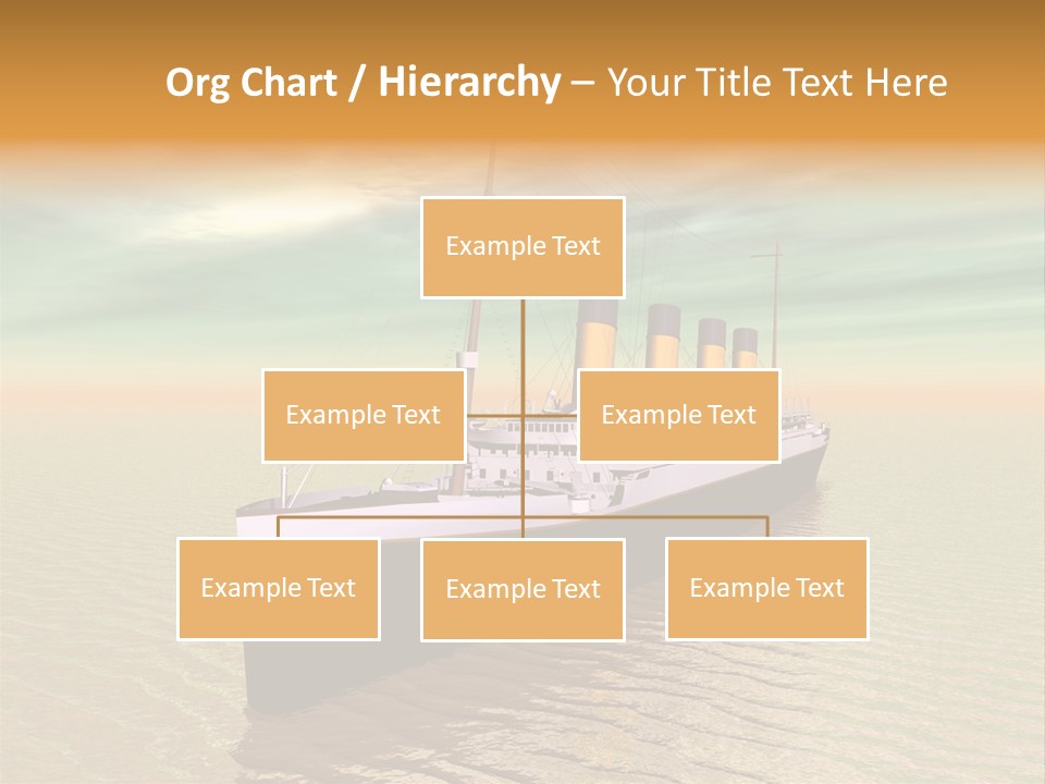 Maiden Voyage Sea Catastrophe PowerPoint Template