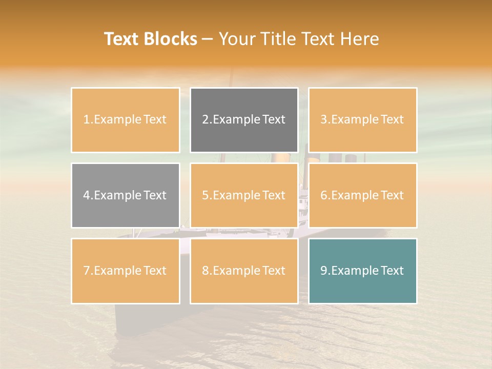 Maiden Voyage Sea Catastrophe PowerPoint Template