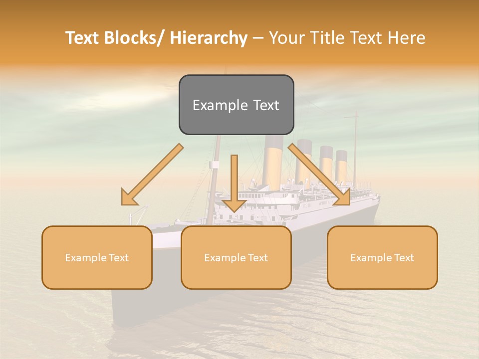 Maiden Voyage Sea Catastrophe PowerPoint Template
