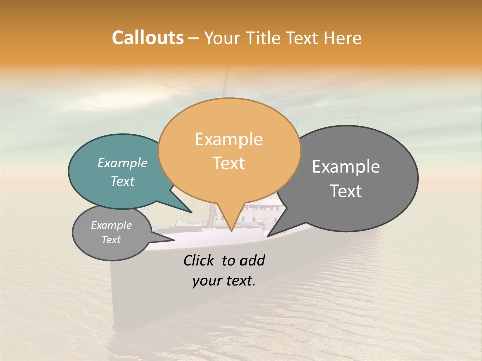Maiden Voyage Sea Catastrophe PowerPoint Template