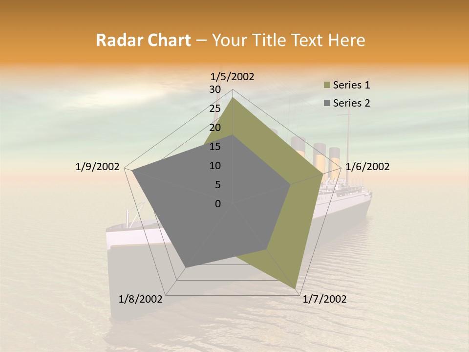Maiden Voyage Sea Catastrophe PowerPoint Template