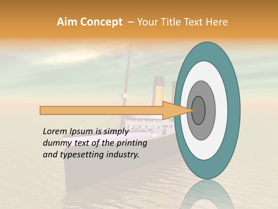 Maiden Voyage Sea Catastrophe PowerPoint Template