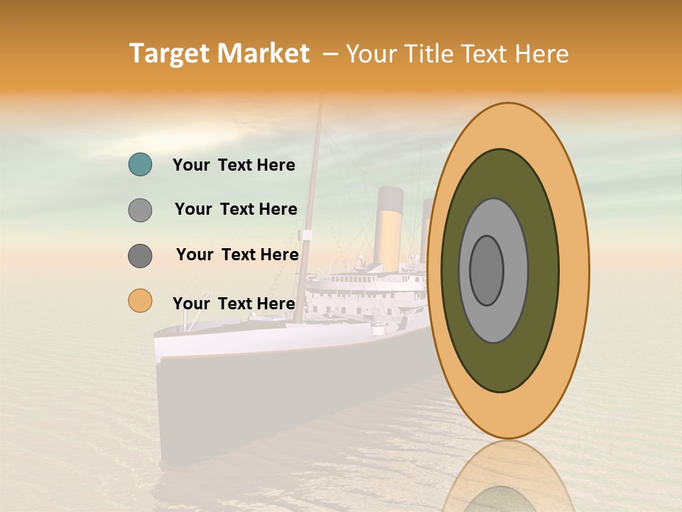 Maiden Voyage Sea Catastrophe PowerPoint Template