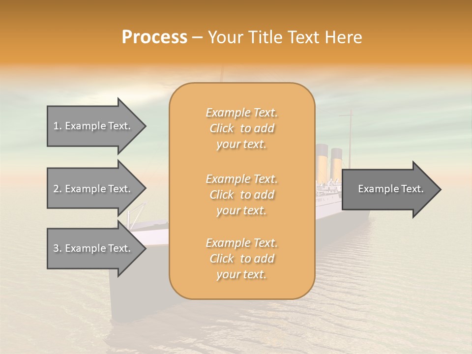 Maiden Voyage Sea Catastrophe PowerPoint Template
