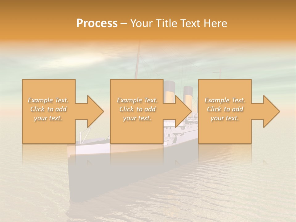 Maiden Voyage Sea Catastrophe PowerPoint Template