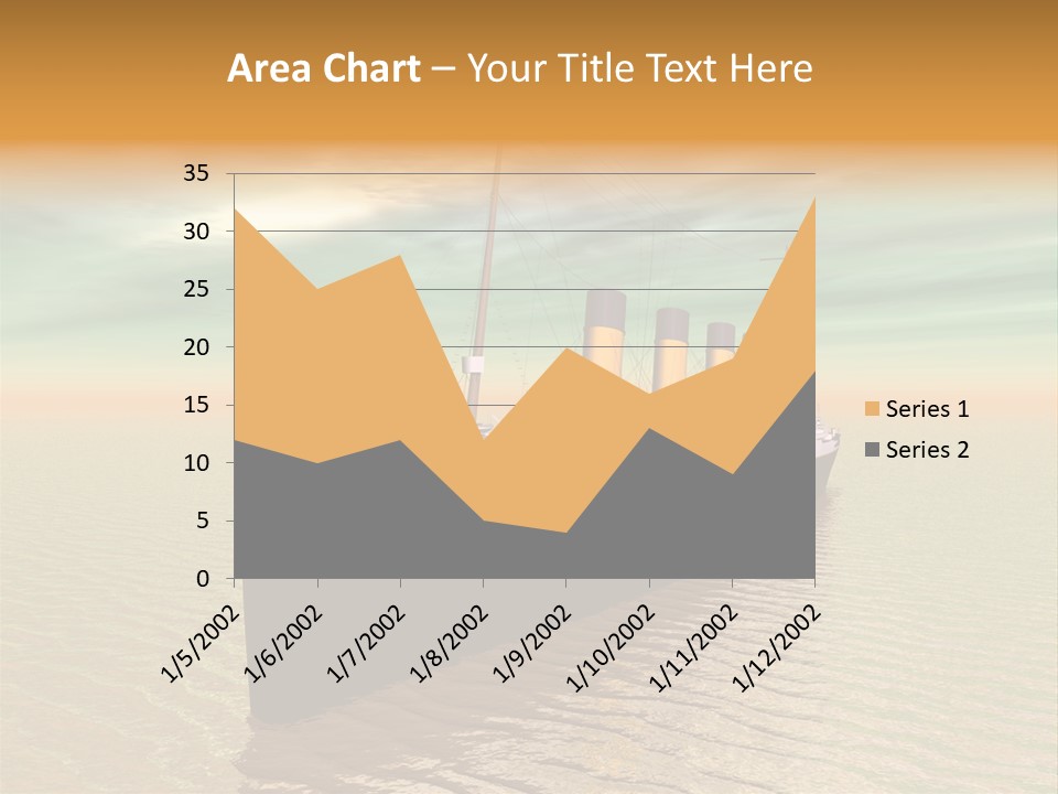 Maiden Voyage Sea Catastrophe PowerPoint Template