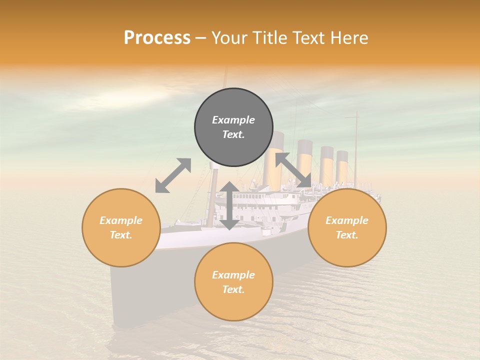 Maiden Voyage Sea Catastrophe PowerPoint Template