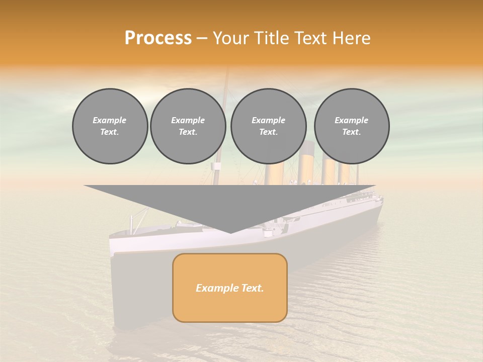 Maiden Voyage Sea Catastrophe PowerPoint Template