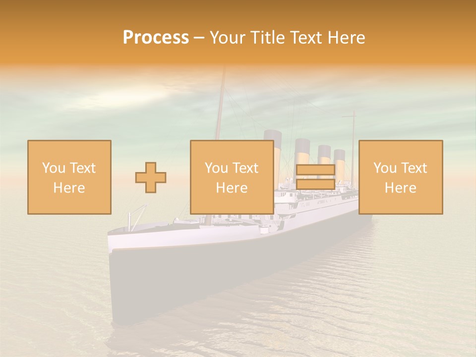 Maiden Voyage Sea Catastrophe PowerPoint Template