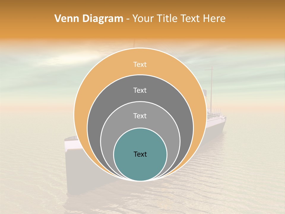 Maiden Voyage Sea Catastrophe PowerPoint Template