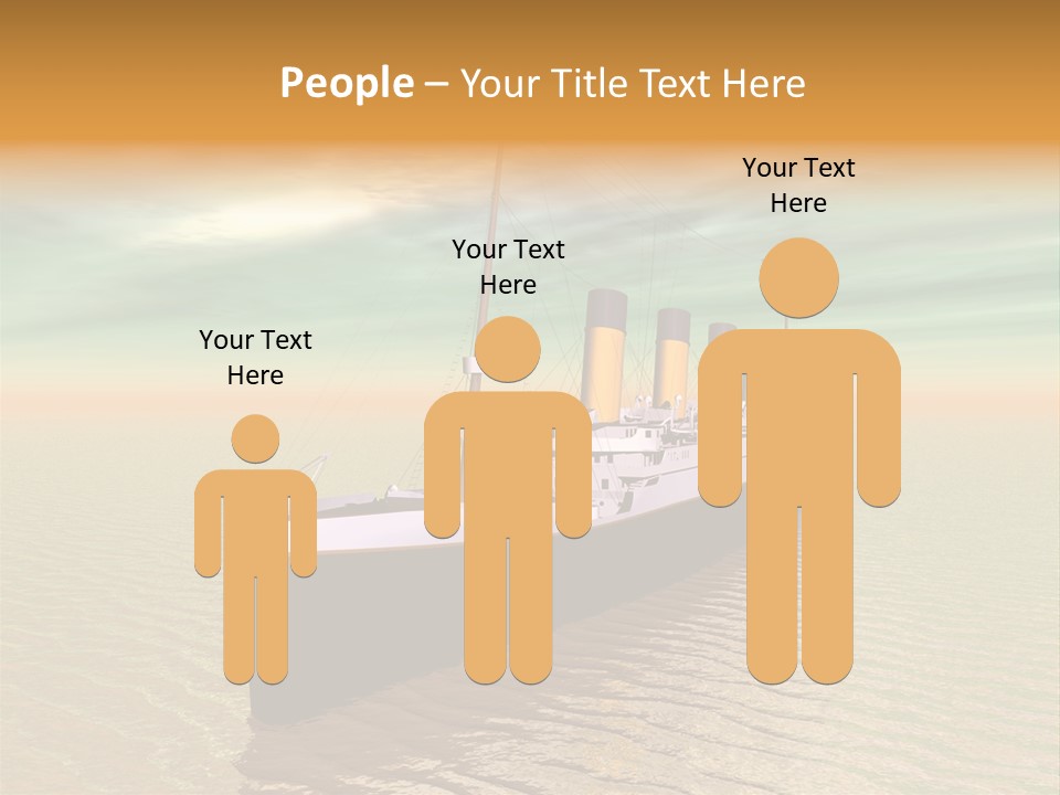 Maiden Voyage Sea Catastrophe PowerPoint Template
