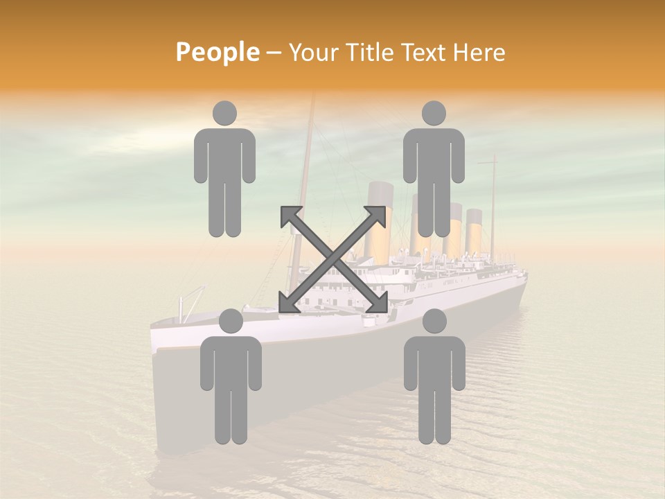 Maiden Voyage Sea Catastrophe PowerPoint Template