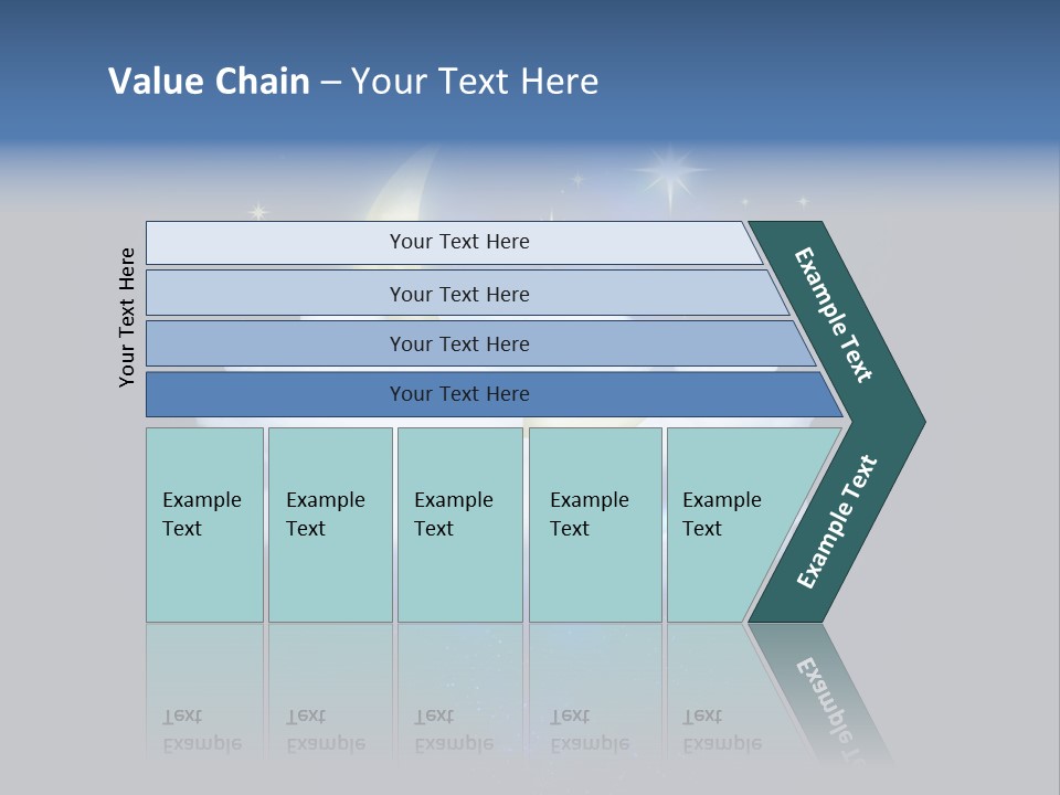 Scene Moon Space PowerPoint Template