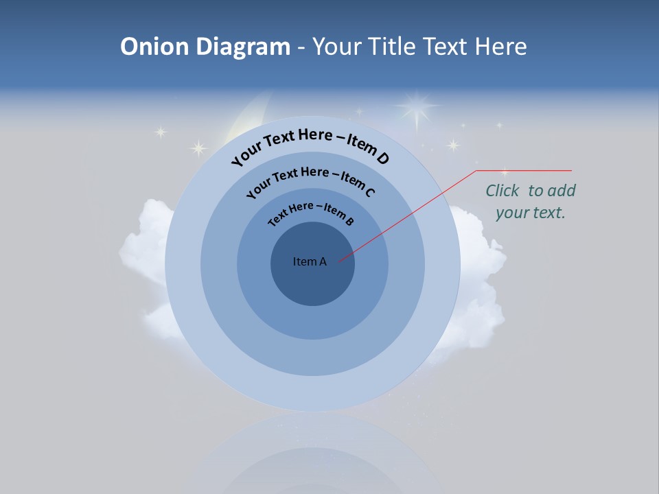 Scene Moon Space PowerPoint Template