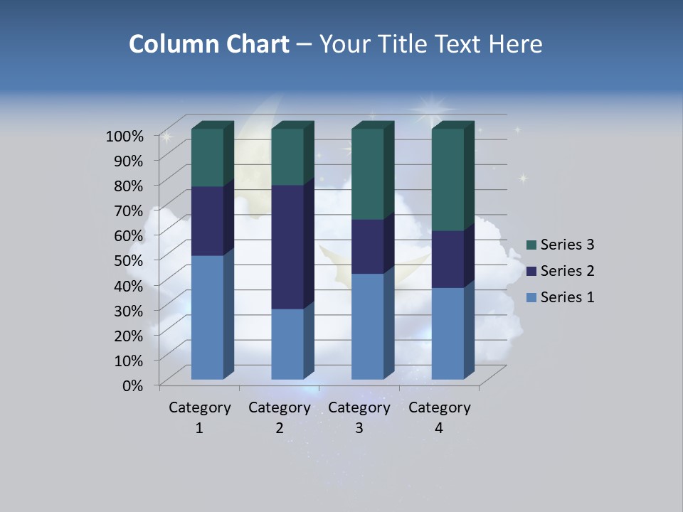 Scene Moon Space PowerPoint Template