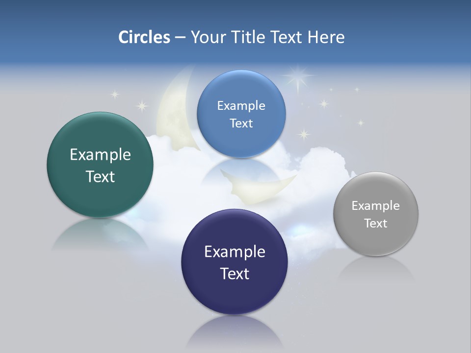 Scene Moon Space PowerPoint Template
