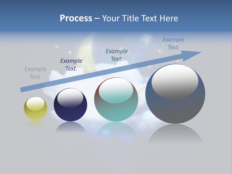 Scene Moon Space PowerPoint Template