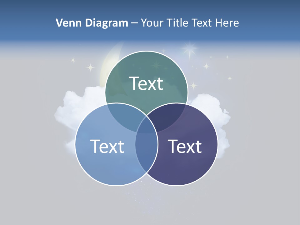 Scene Moon Space PowerPoint Template
