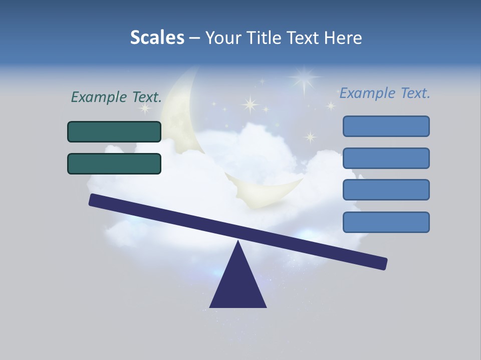 Scene Moon Space PowerPoint Template