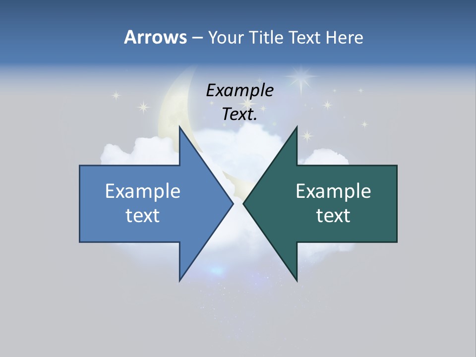 Scene Moon Space PowerPoint Template