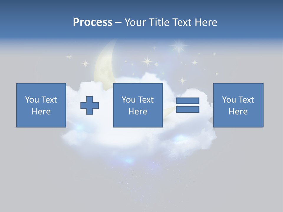Scene Moon Space PowerPoint Template