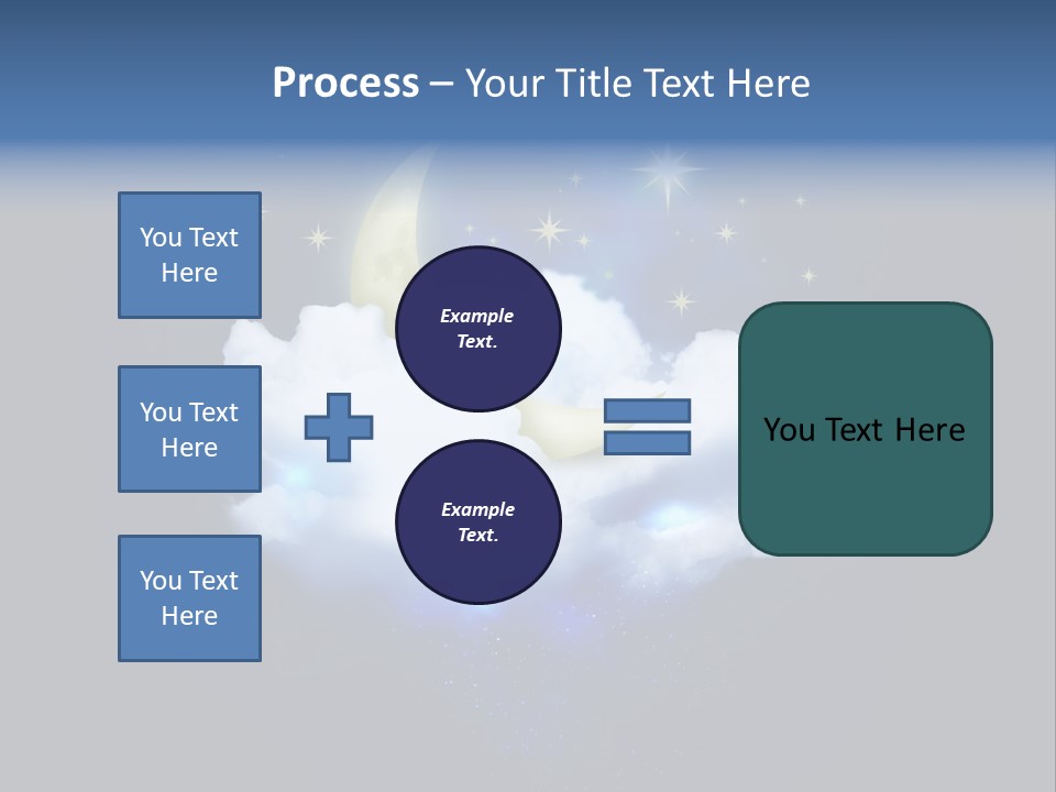 Scene Moon Space PowerPoint Template