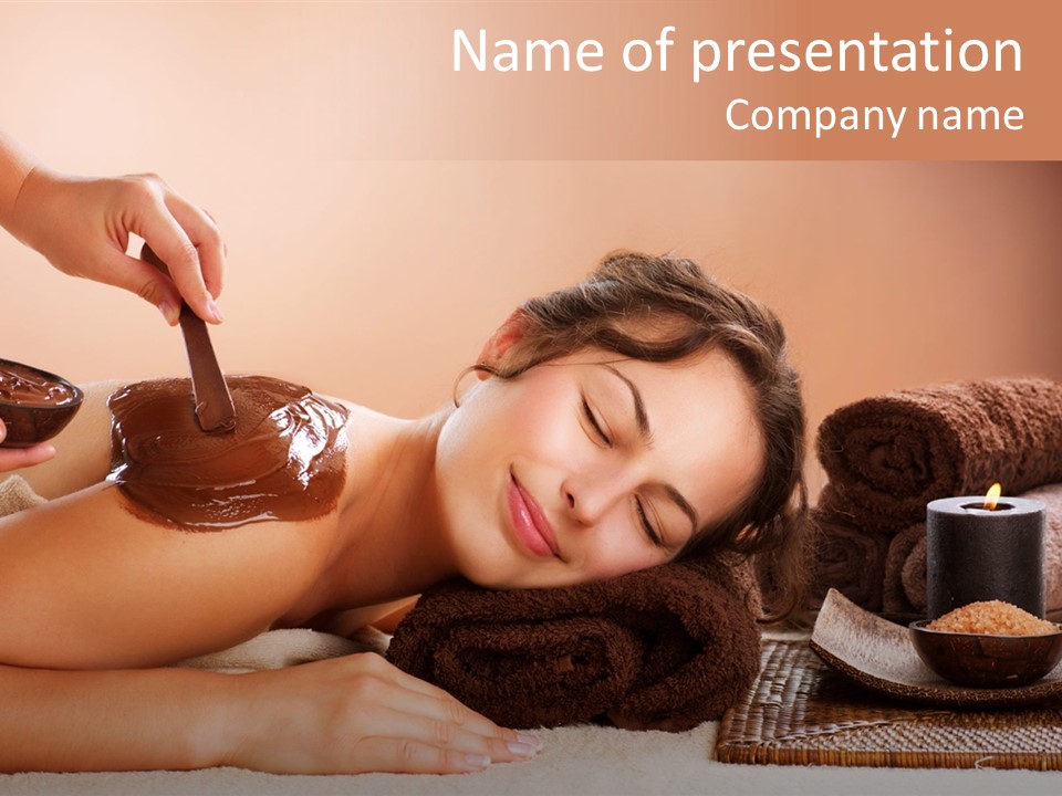 Person Cosmetic Luxury PowerPoint Template