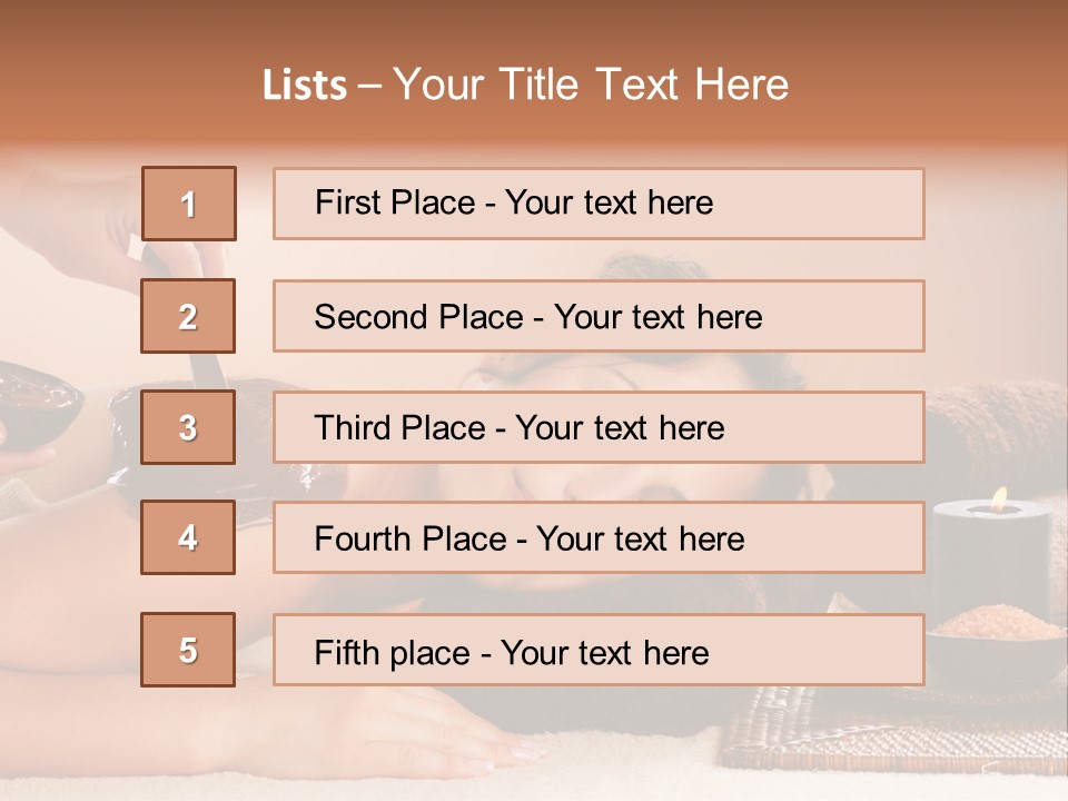 Person Cosmetic Luxury PowerPoint Template
