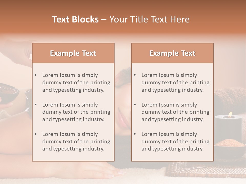 Person Cosmetic Luxury PowerPoint Template