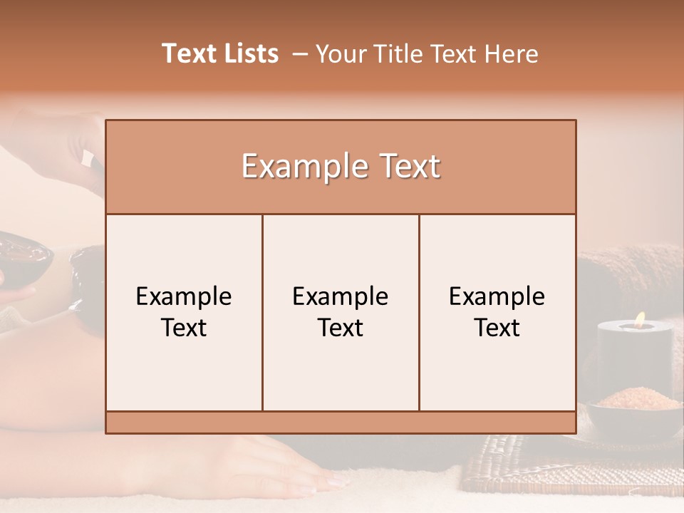 Person Cosmetic Luxury PowerPoint Template
