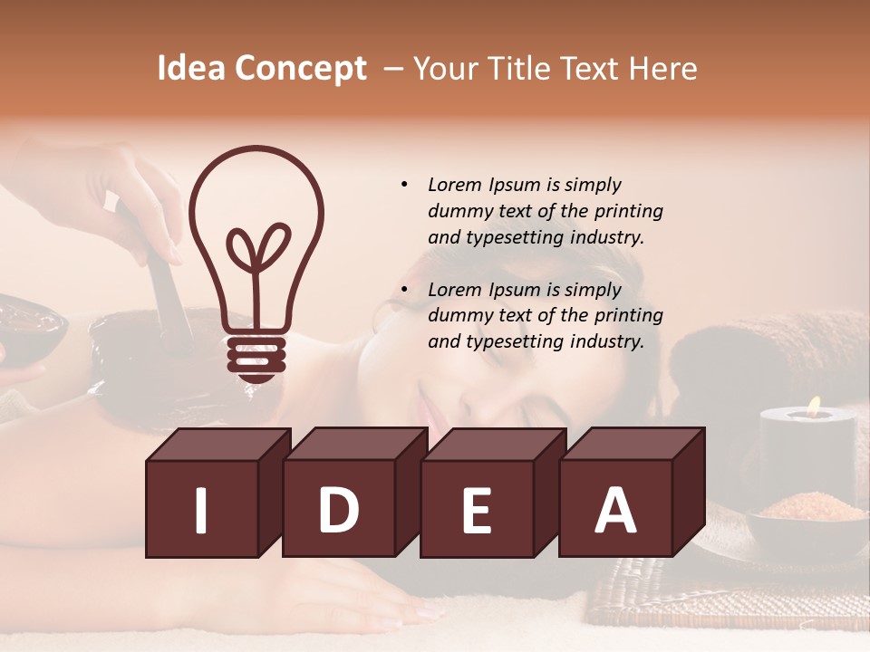 Person Cosmetic Luxury PowerPoint Template