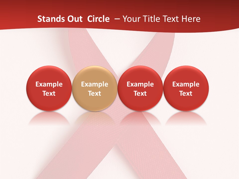 Achievement Medal Place PowerPoint Template