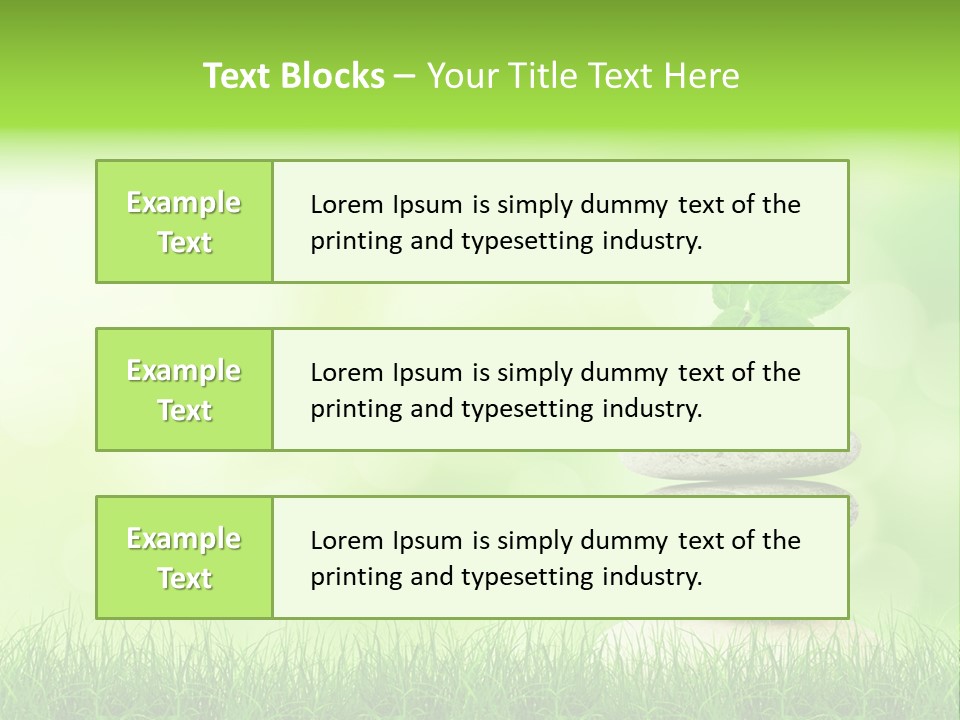 Medicinal Leaf Still PowerPoint Template