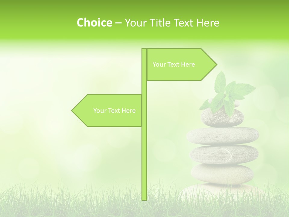 Medicinal Leaf Still PowerPoint Template