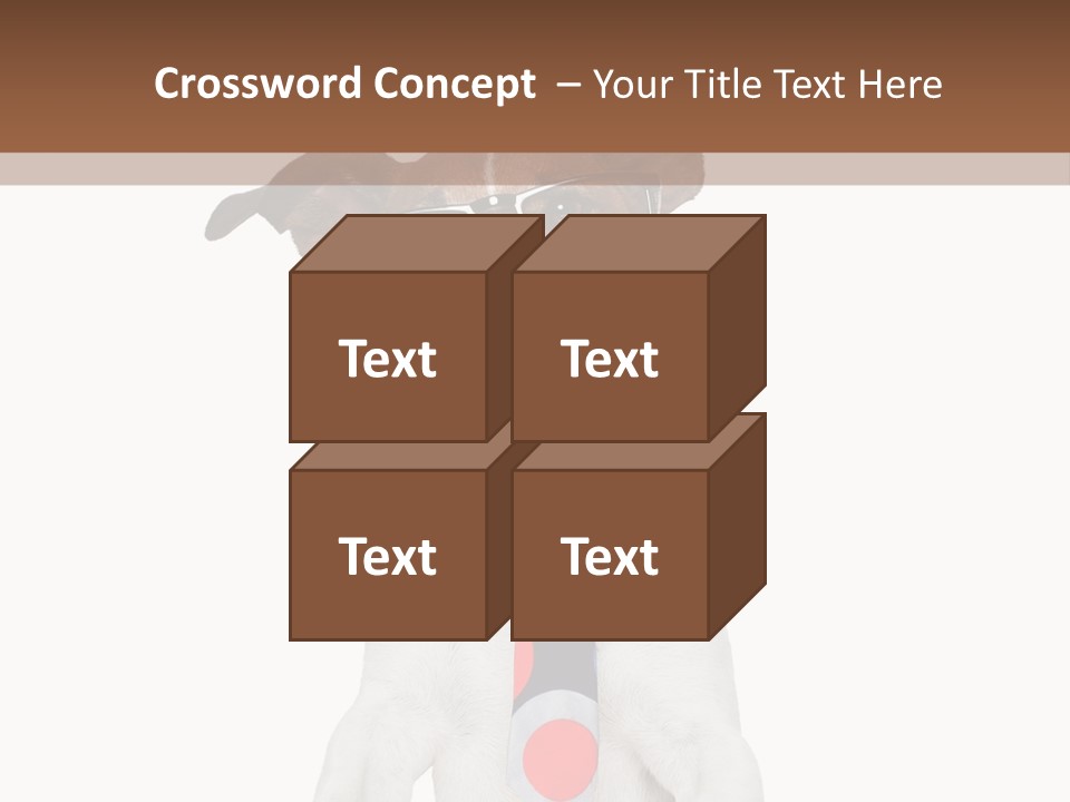 Glasses Document Pencil PowerPoint Template