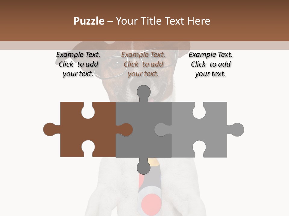 Glasses Document Pencil PowerPoint Template