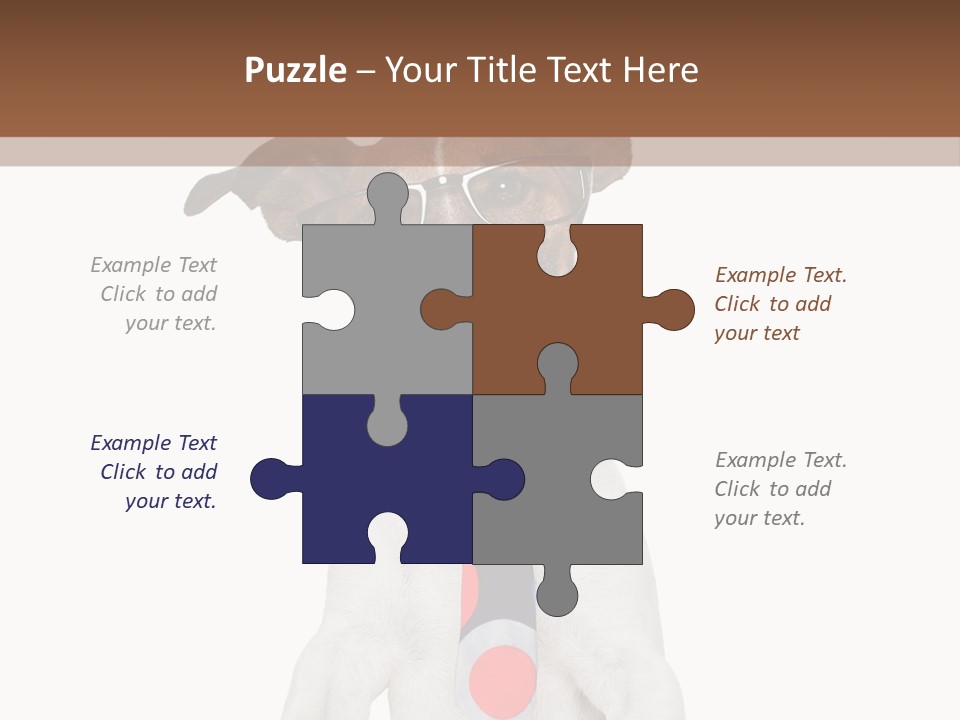 Glasses Document Pencil PowerPoint Template