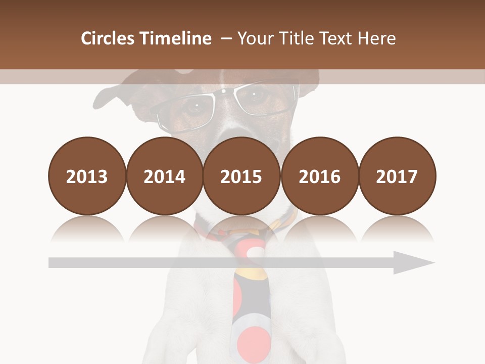 Glasses Document Pencil PowerPoint Template