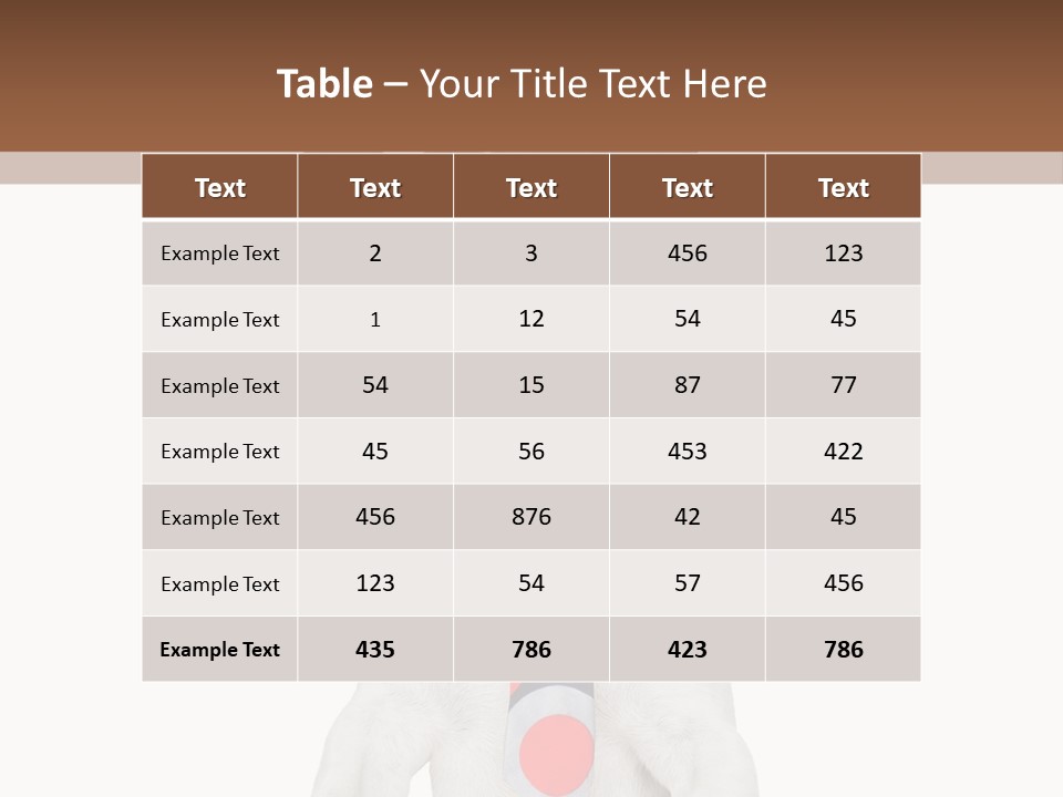 Glasses Document Pencil PowerPoint Template