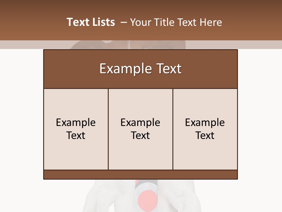 Glasses Document Pencil PowerPoint Template