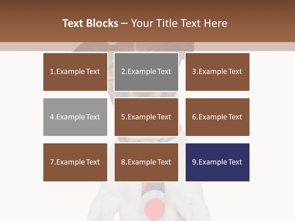 Glasses Document Pencil PowerPoint Template