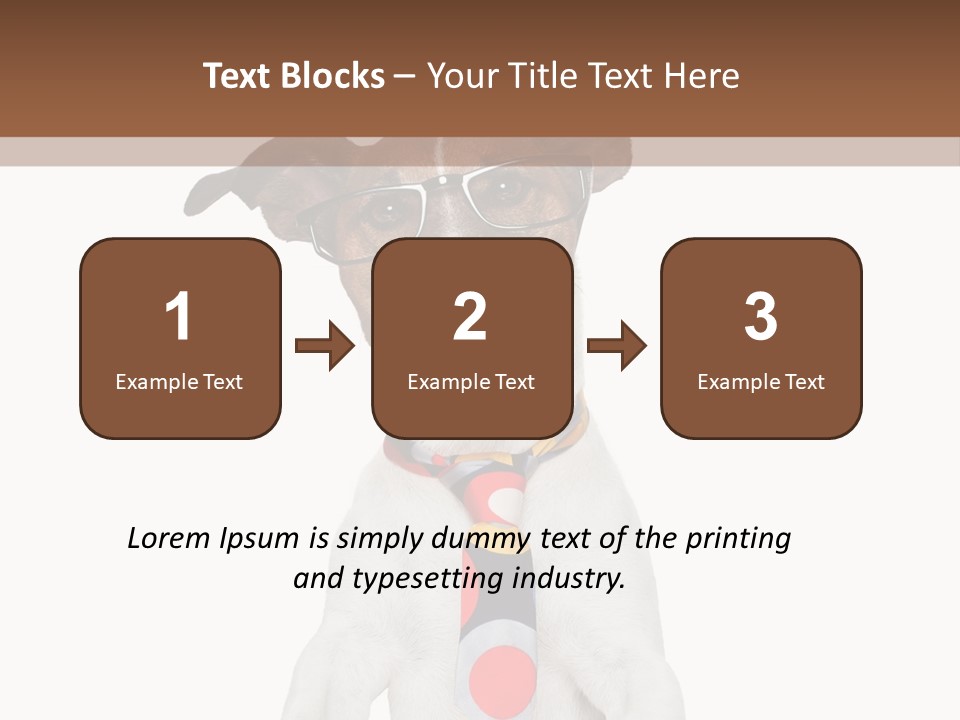 Glasses Document Pencil PowerPoint Template